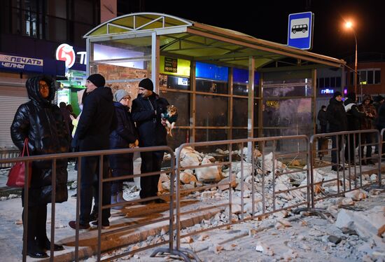 Взрыв в жилом доме в Набережных Челнах