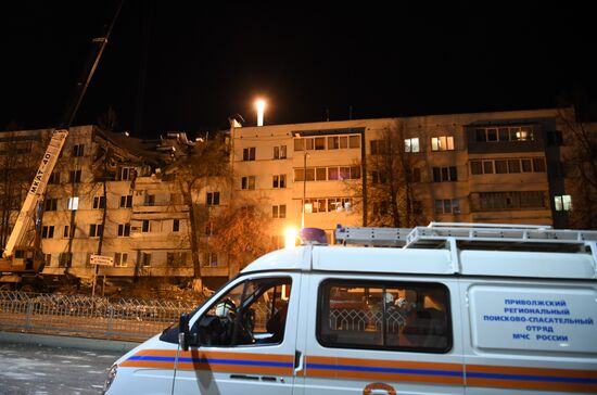 Взрыв в жилом доме в Набережных Челнах