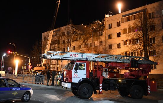 Взрыв в жилом доме в Набережных Челнах