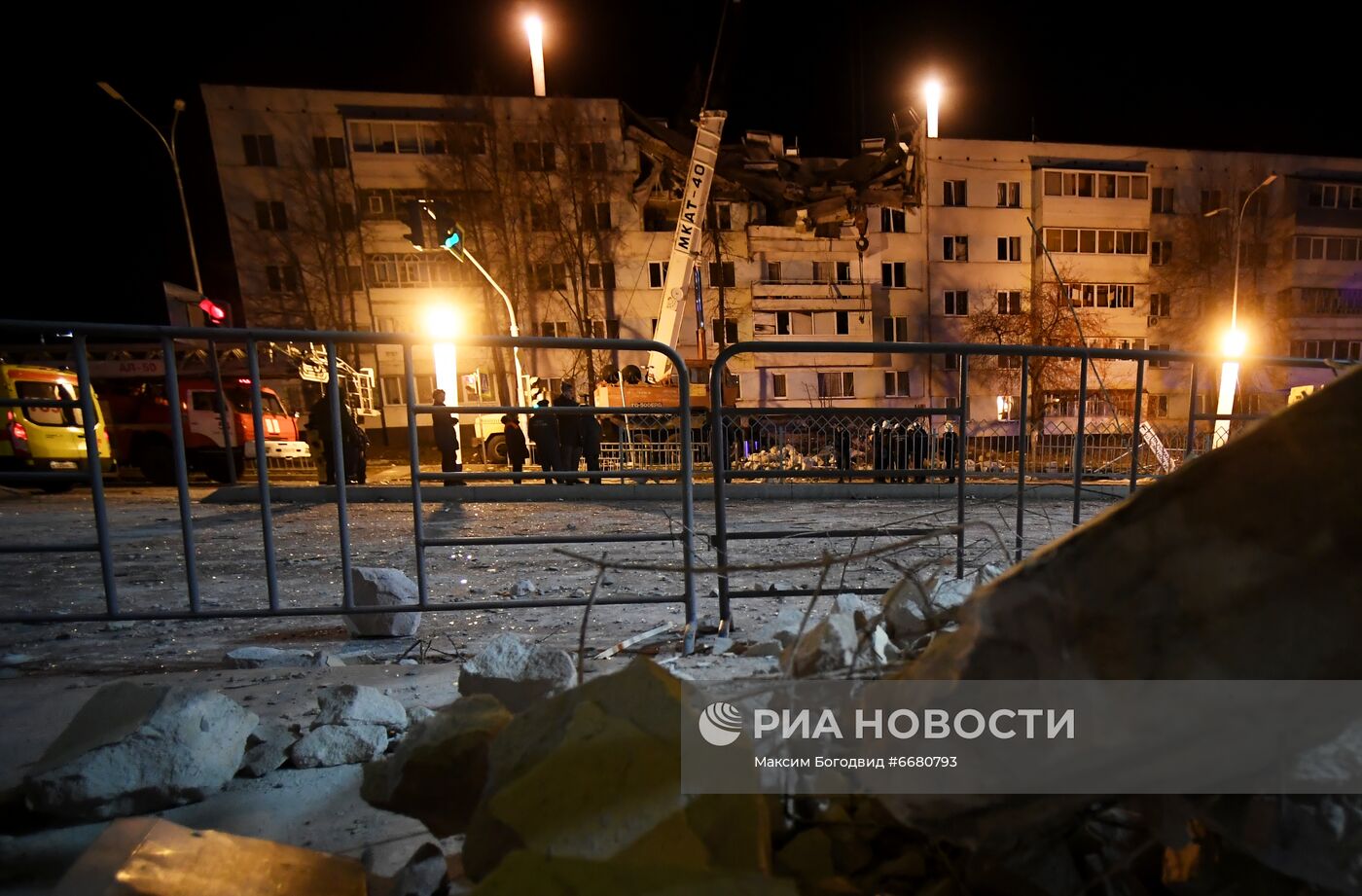 Взрыв в жилом доме в Набережных Челнах