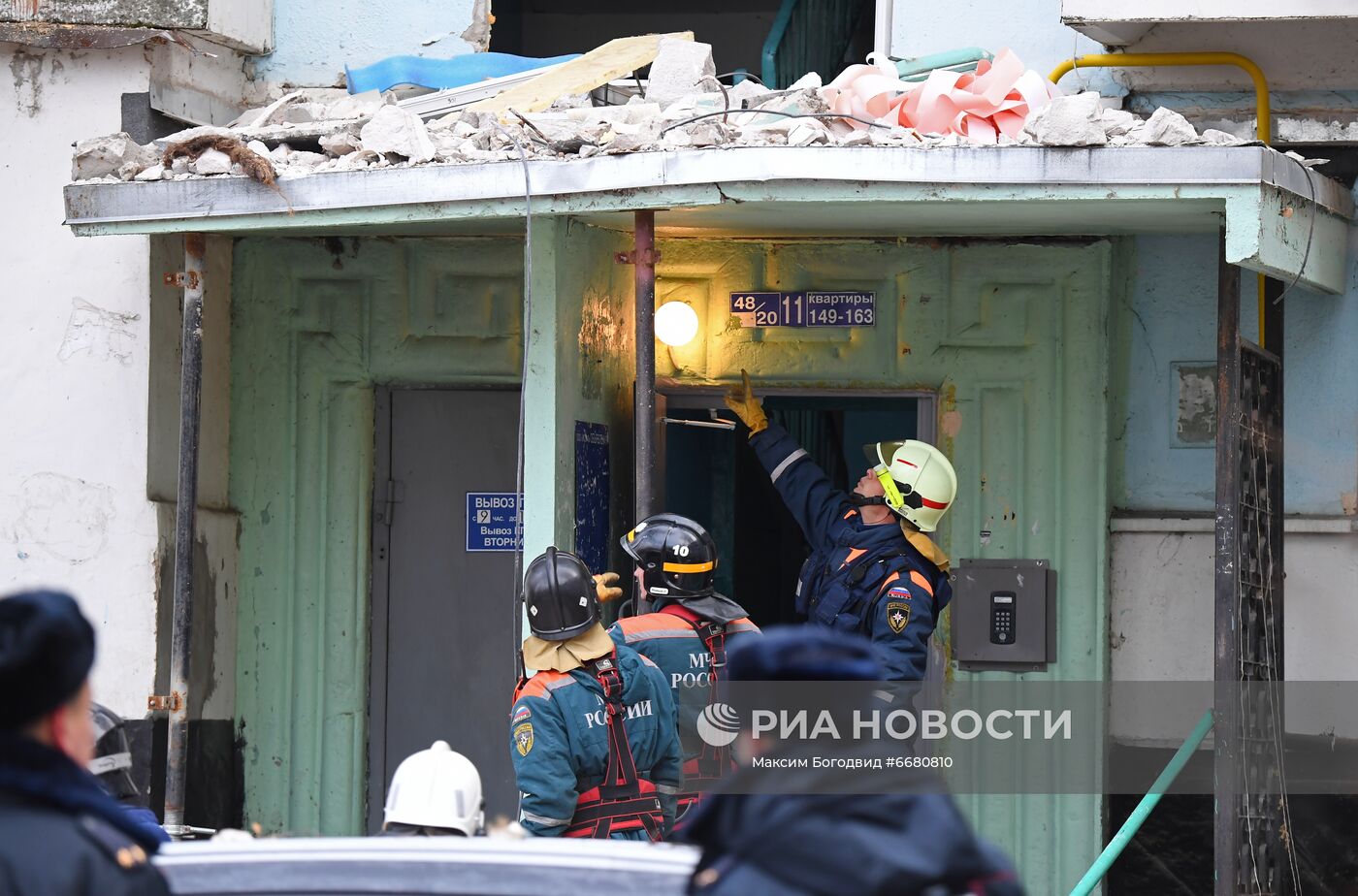 Взрыв в жилом доме в Набережных Челнах