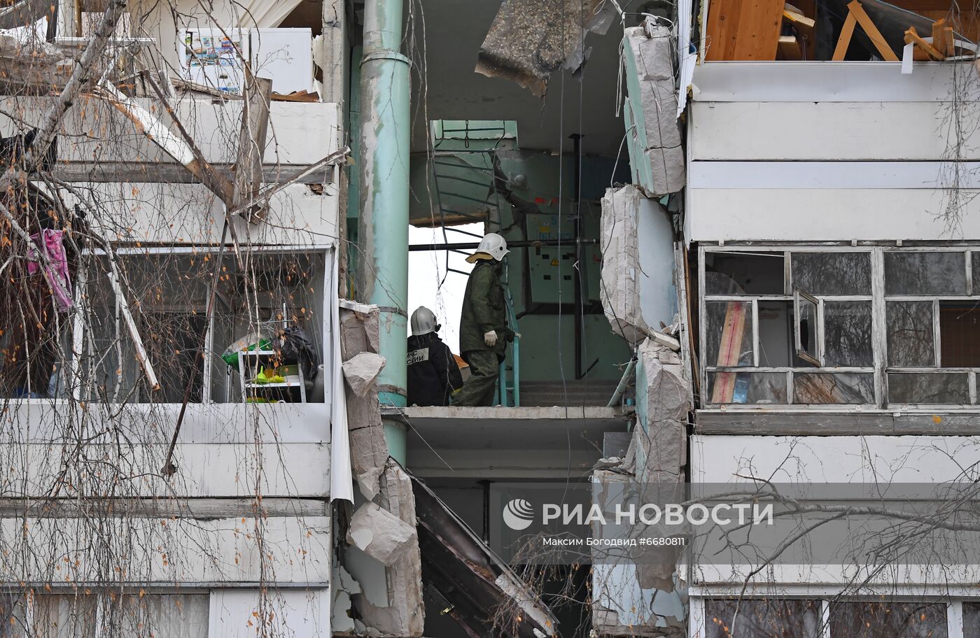 Взрыв в жилом доме в Набережных Челнах