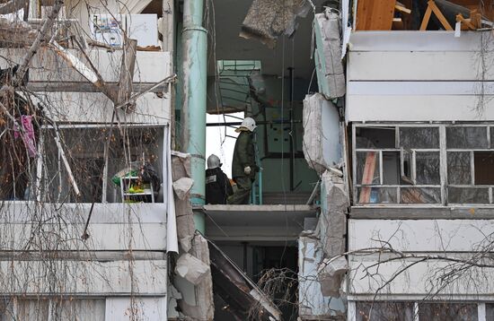 Взрыв в жилом доме в Набережных Челнах