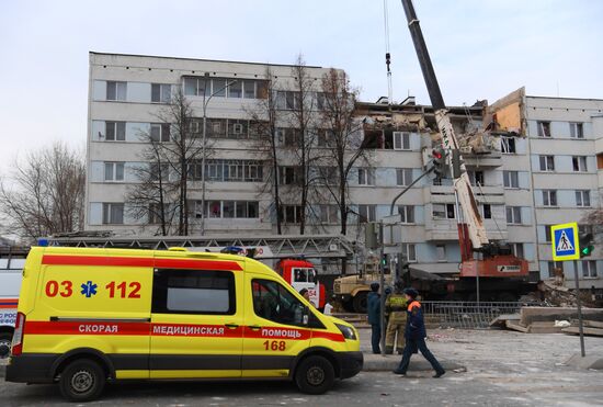 Взрыв в жилом доме в Набережных Челнах