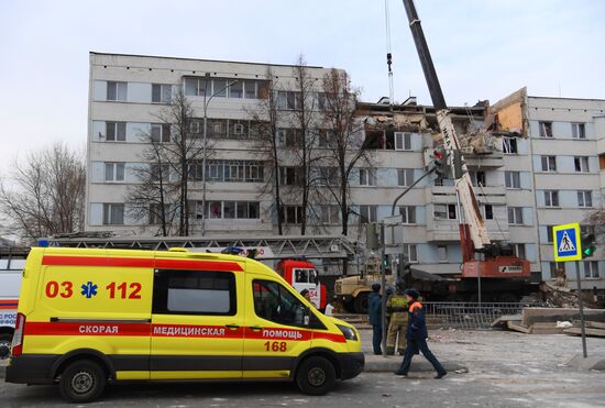 Взрыв в жилом доме в Набережных Челнах