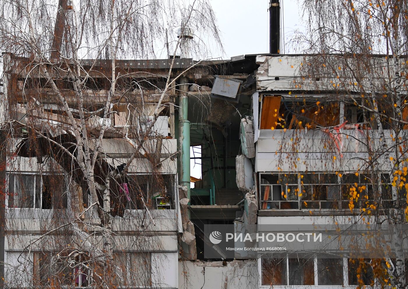 Взрыв в жилом доме в Набережных Челнах