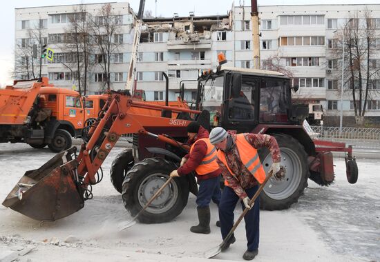 Взрыв в жилом доме в Набережных Челнах