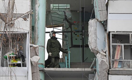 Взрыв в жилом доме в Набережных Челнах