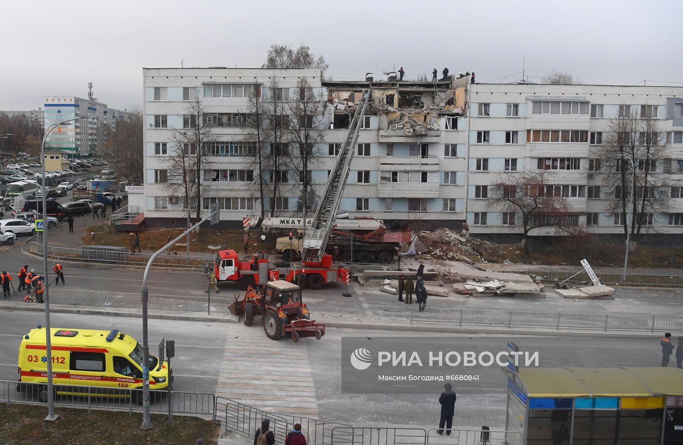 Взрыв в жилом доме в Набережных Челнах