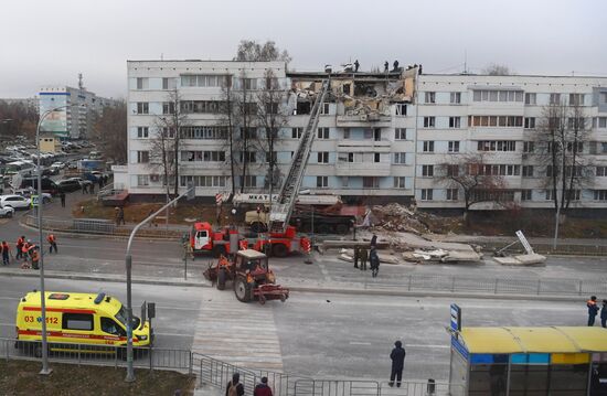 Взрыв в жилом доме в Набережных Челнах