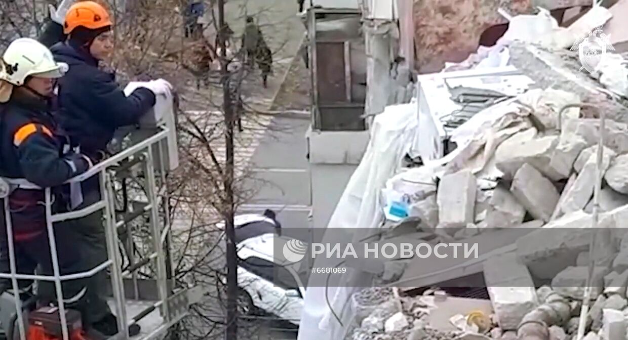 Взрыв в жилом доме в Набережных Челнах