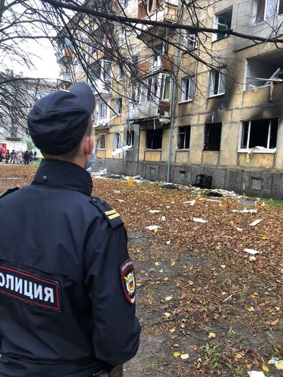 Взрыв в жилом доме в Балтийске