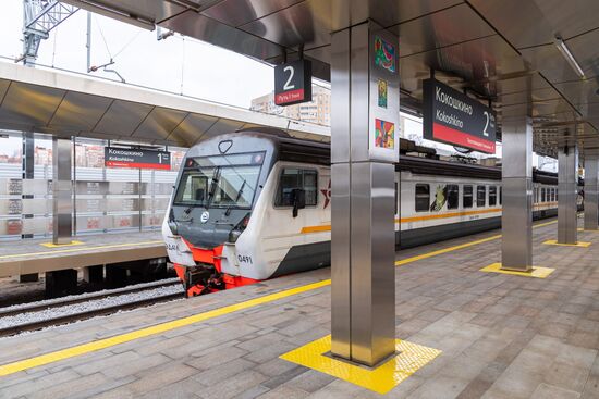 Открытие после реконструкции станции Кокошкино Киевского направления МЖД