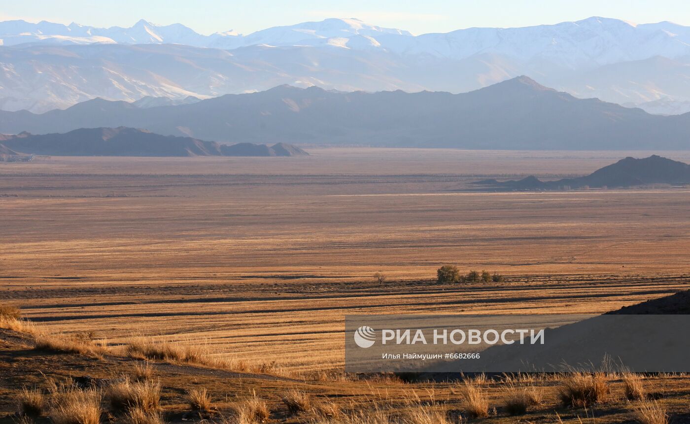 Горные плато Западной Тывы
