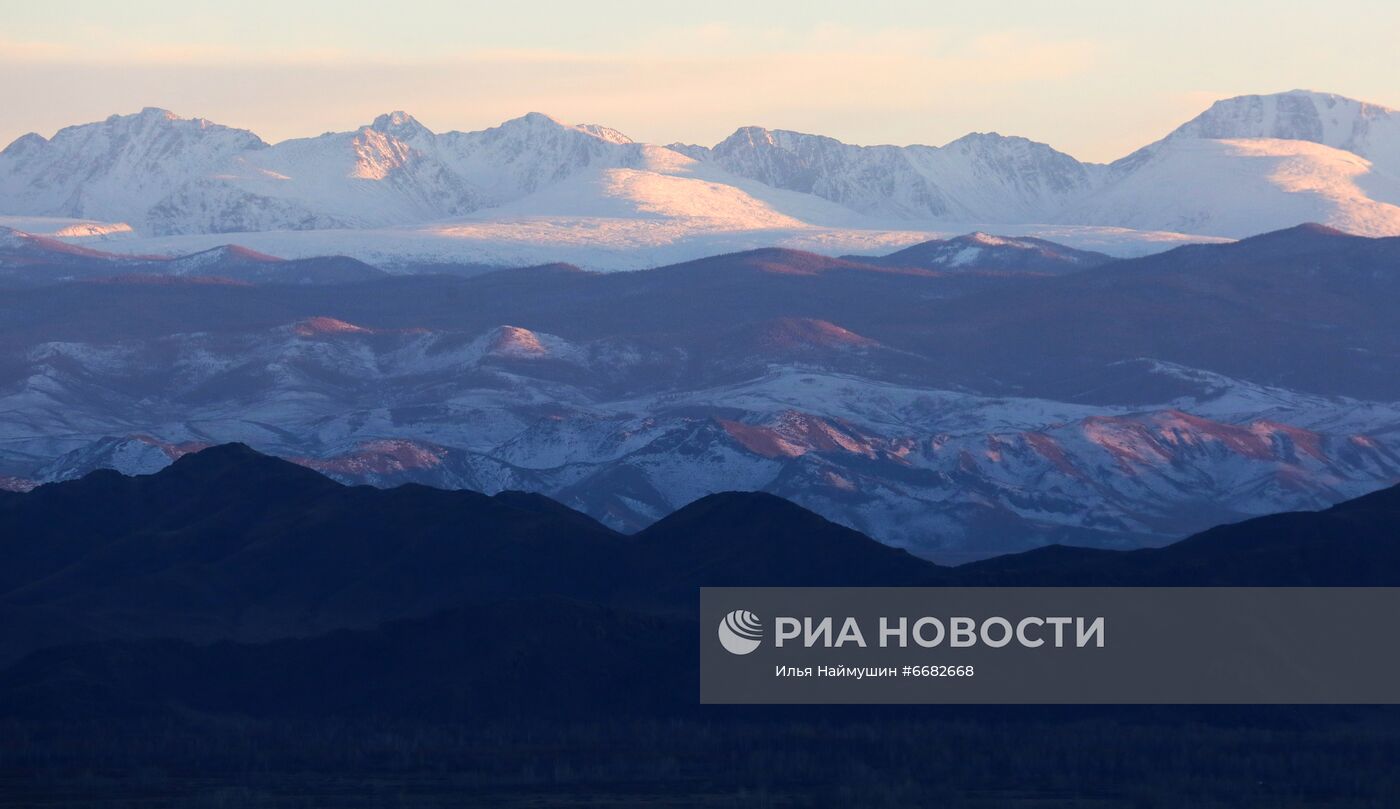 Горные плато Западной Тывы