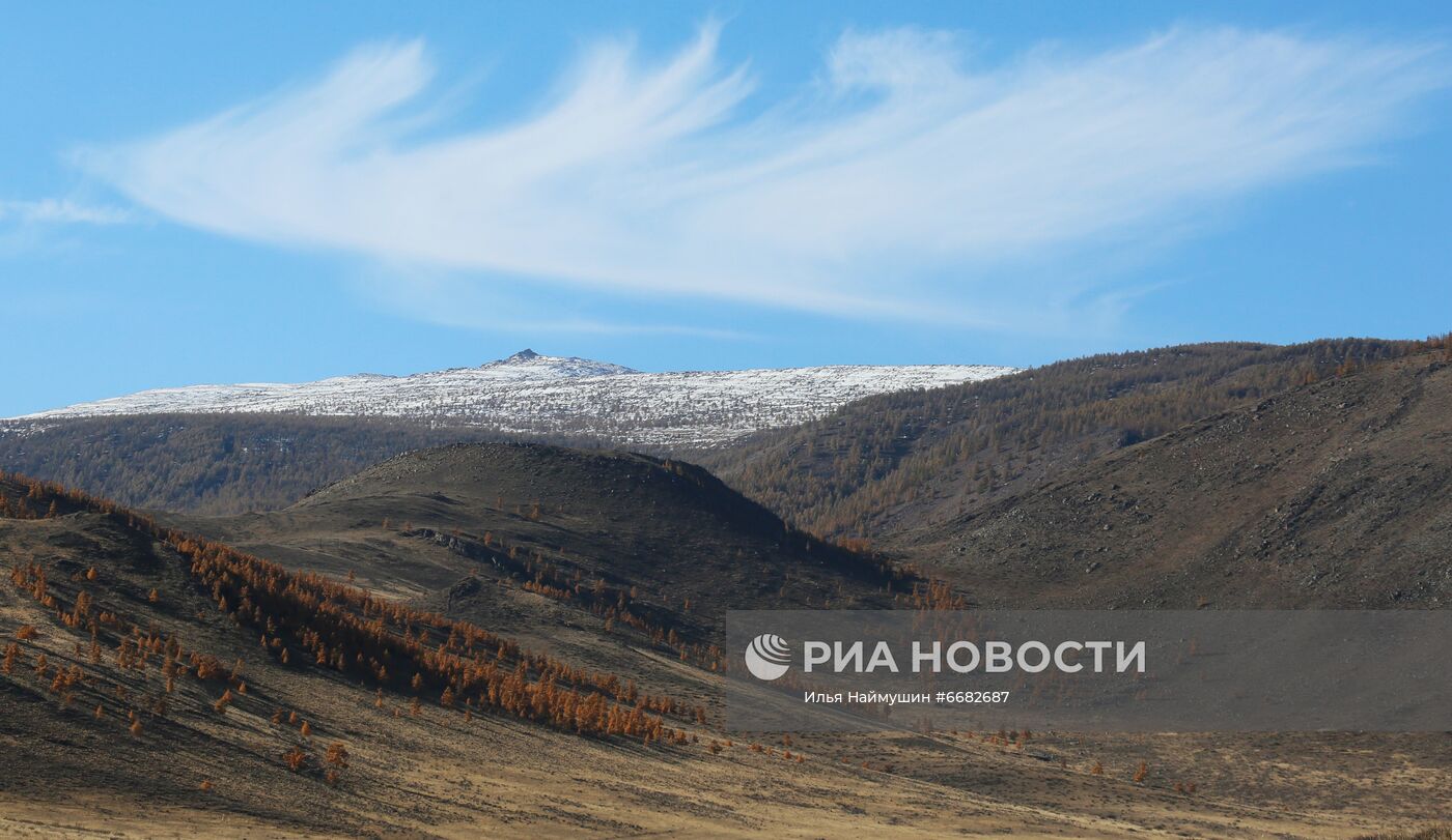 Горные плато Западной Тывы