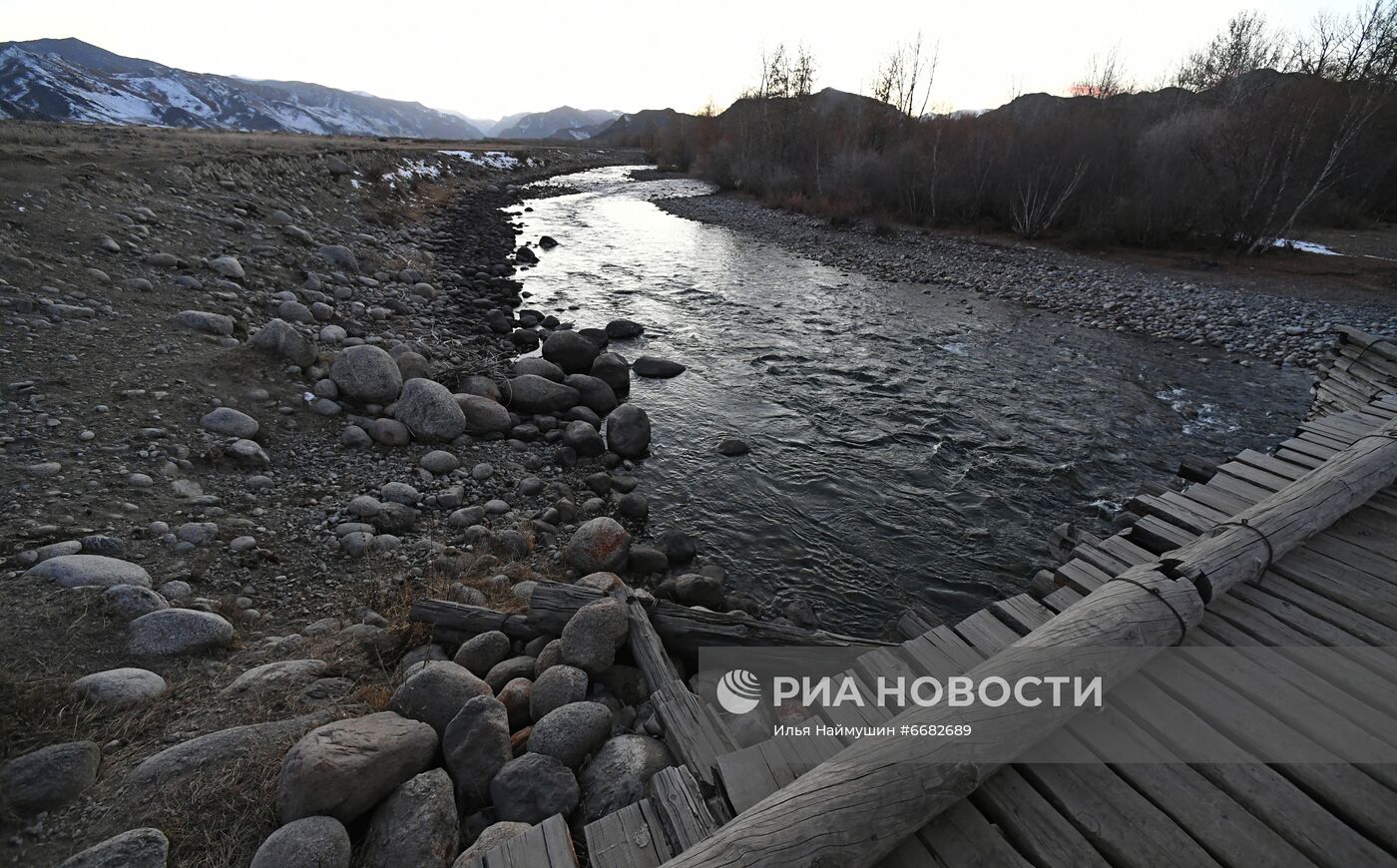 Горные плато Западной Тывы