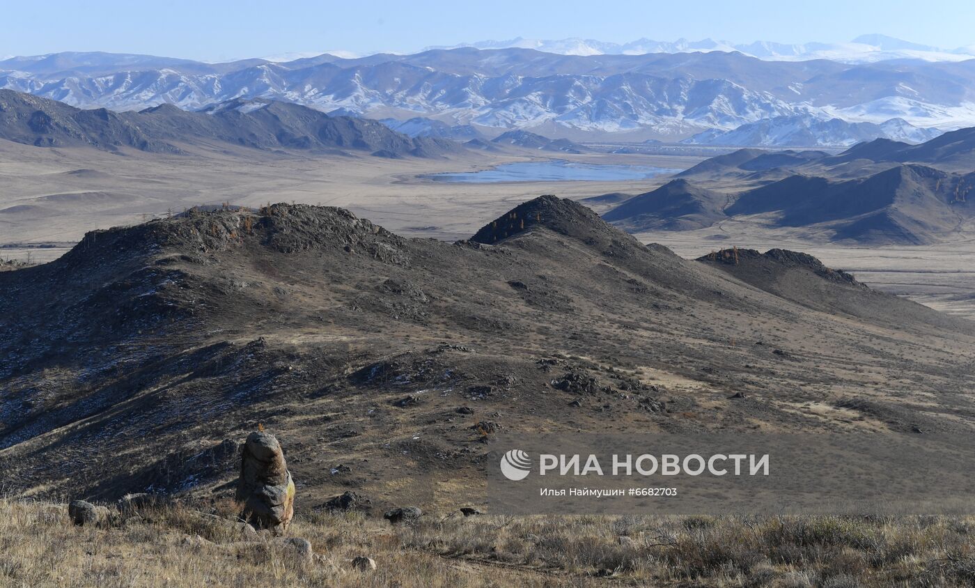 Горные плато Западной Тывы