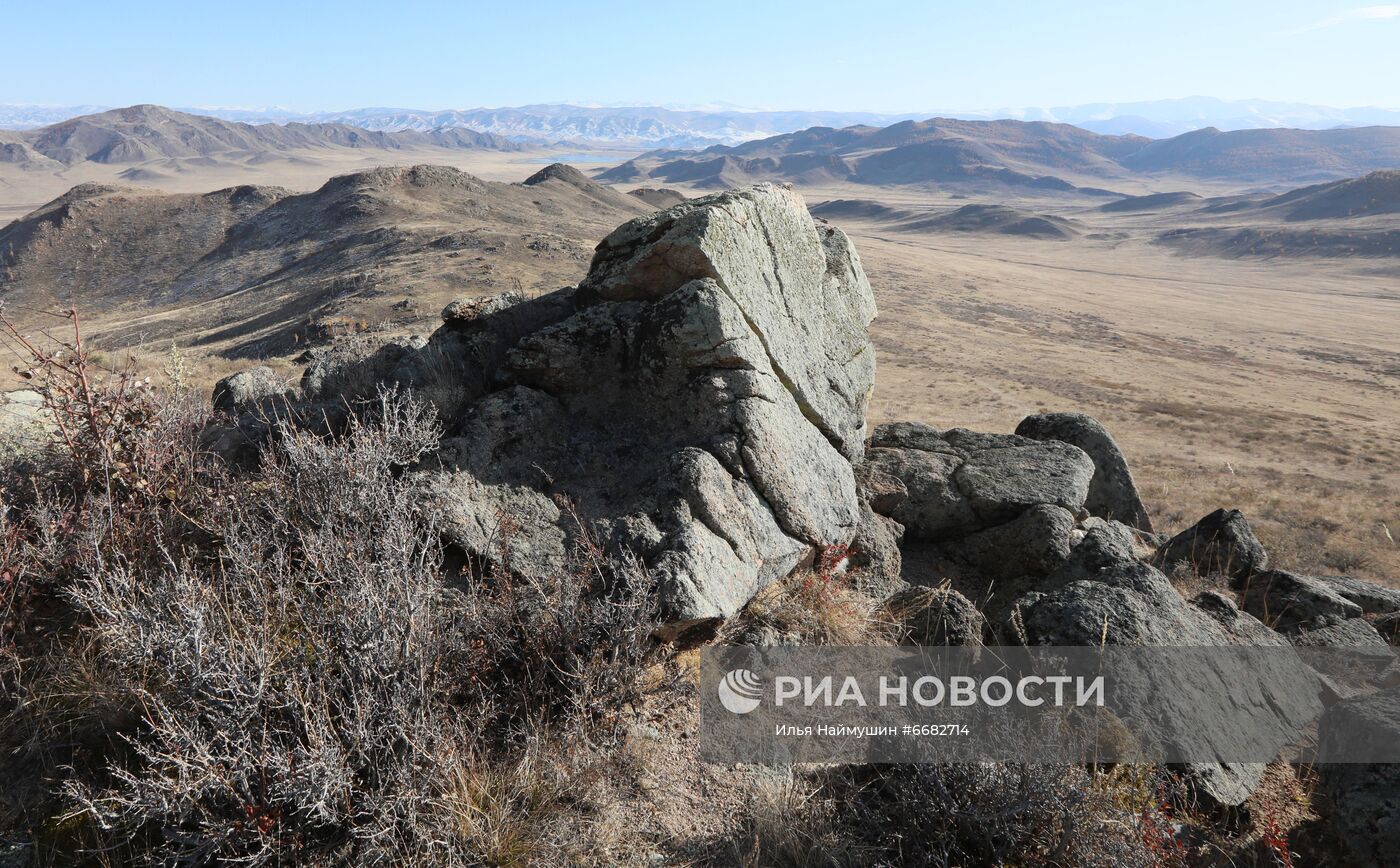 Горные плато Западной Тывы