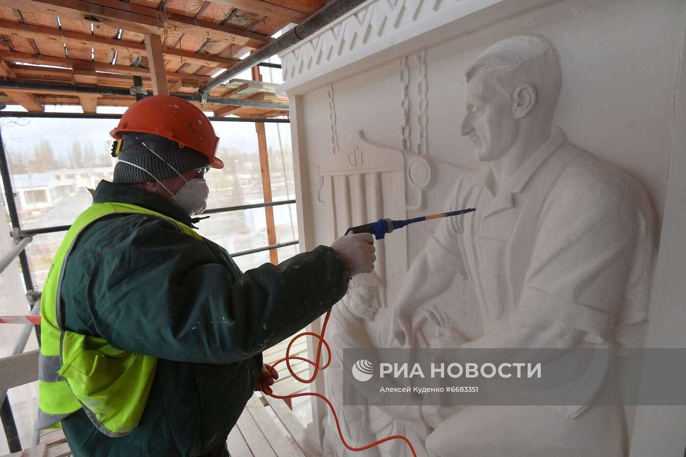 Реставрация павильона "Радиоэлектроника и связь" на ВДНХ