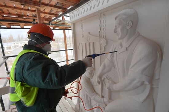 Реставрация павильона "Радиоэлектроника и связь" на ВДНХ