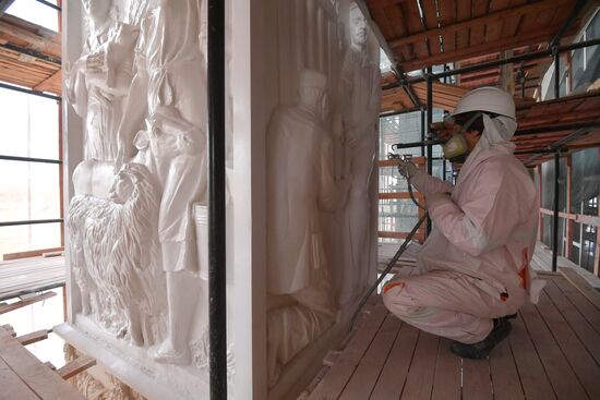 Реставрация павильона "Радиоэлектроника и связь" на ВДНХ