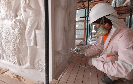 Реставрация павильона "Радиоэлектроника и связь" на ВДНХ