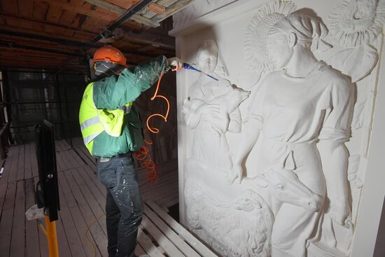 Реставрация павильона "Радиоэлектроника и связь" на ВДНХ