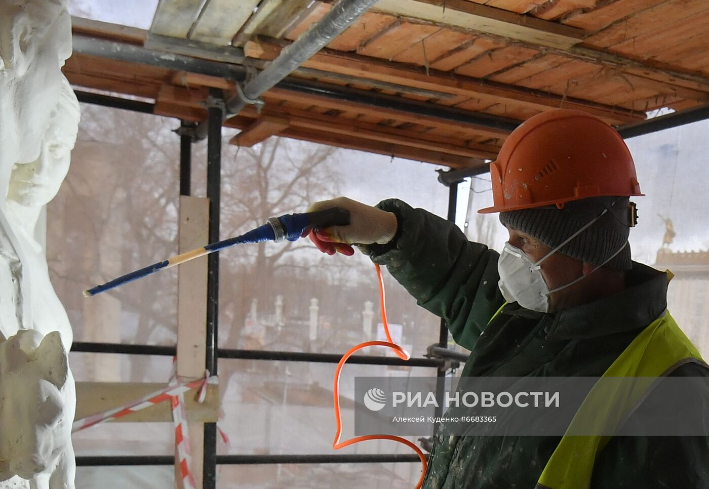 Реставрация павильона "Радиоэлектроника и связь" на ВДНХ