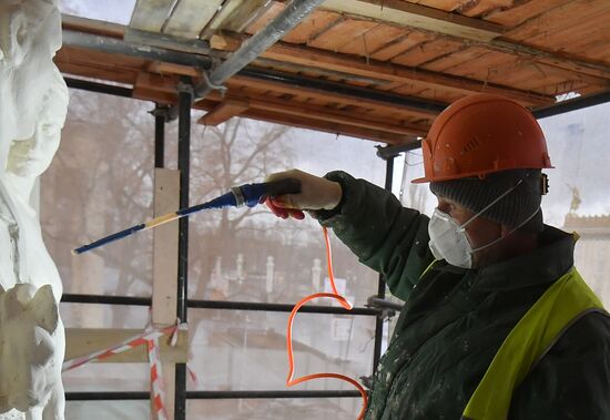 Реставрация павильона "Радиоэлектроника и связь" на ВДНХ