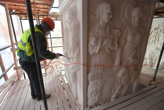 Реставрация павильона "Радиоэлектроника и связь" на ВДНХ