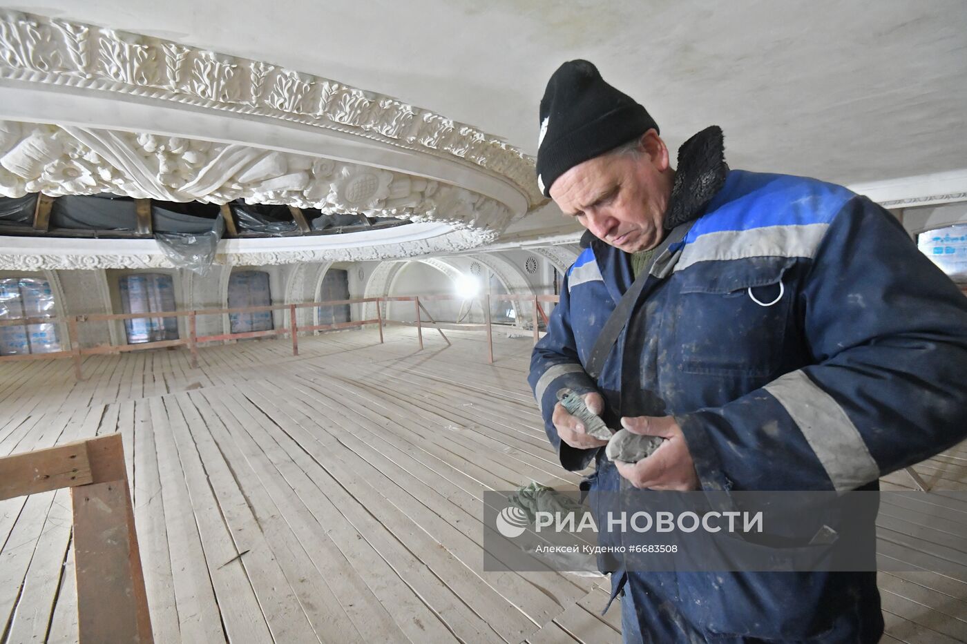 Реставрация павильона "Радиоэлектроника и связь" на ВДНХ