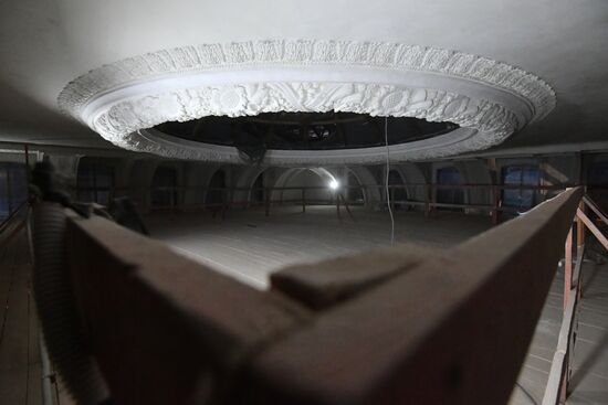 Реставрация павильона "Радиоэлектроника и связь" на ВДНХ