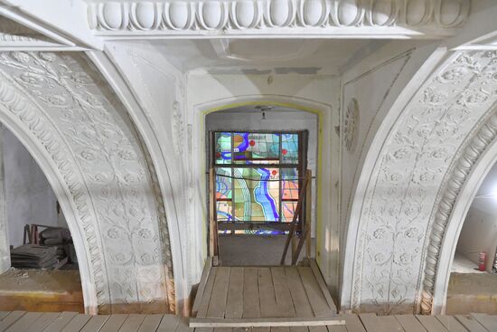 Реставрация павильона "Радиоэлектроника и связь" на ВДНХ