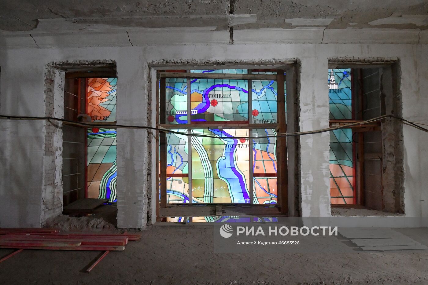 Реставрация павильона "Радиоэлектроника и связь" на ВДНХ