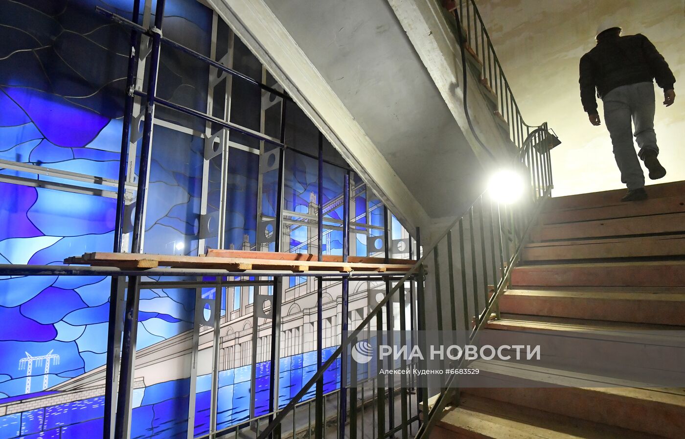 Реставрация павильона "Радиоэлектроника и связь" на ВДНХ