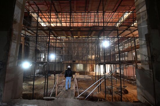 Реставрация павильона "Радиоэлектроника и связь" на ВДНХ