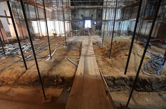 Реставрация павильона "Радиоэлектроника и связь" на ВДНХ