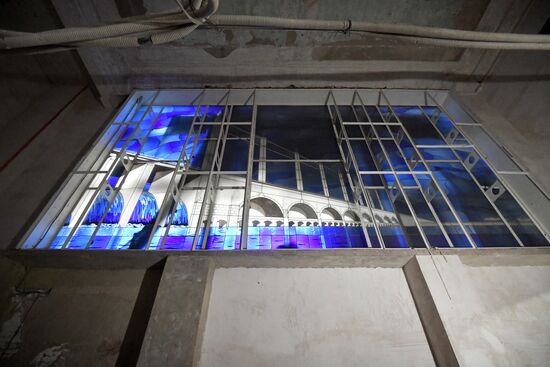 Реставрация павильона "Радиоэлектроника и связь" на ВДНХ