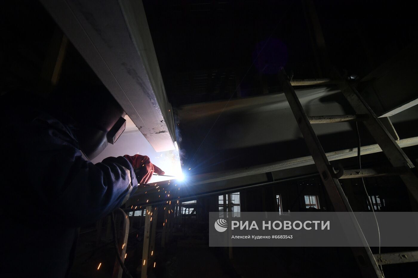 Реставрация павильона "Радиоэлектроника и связь" на ВДНХ