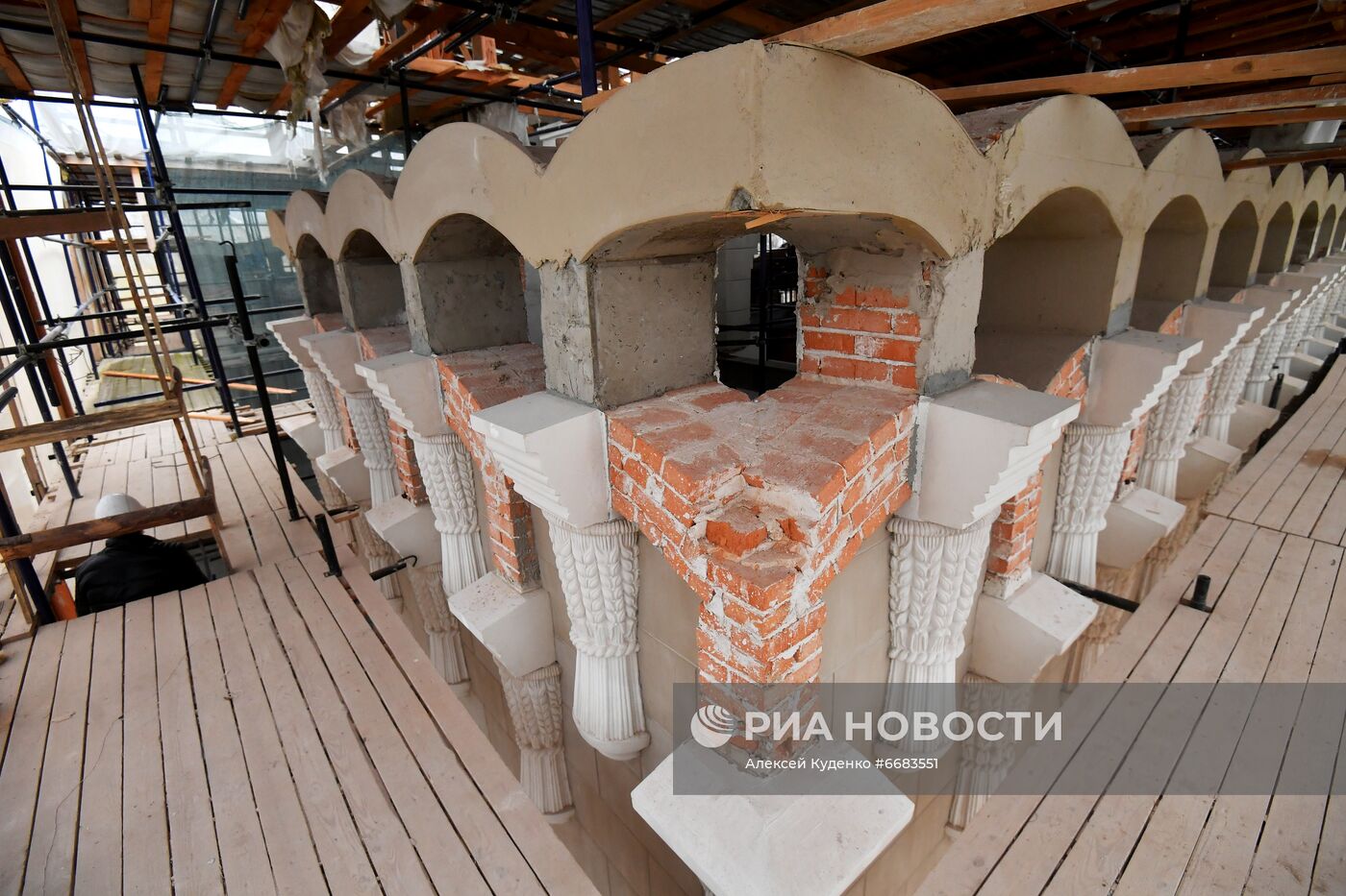 Реставрация павильона "Радиоэлектроника и связь" на ВДНХ