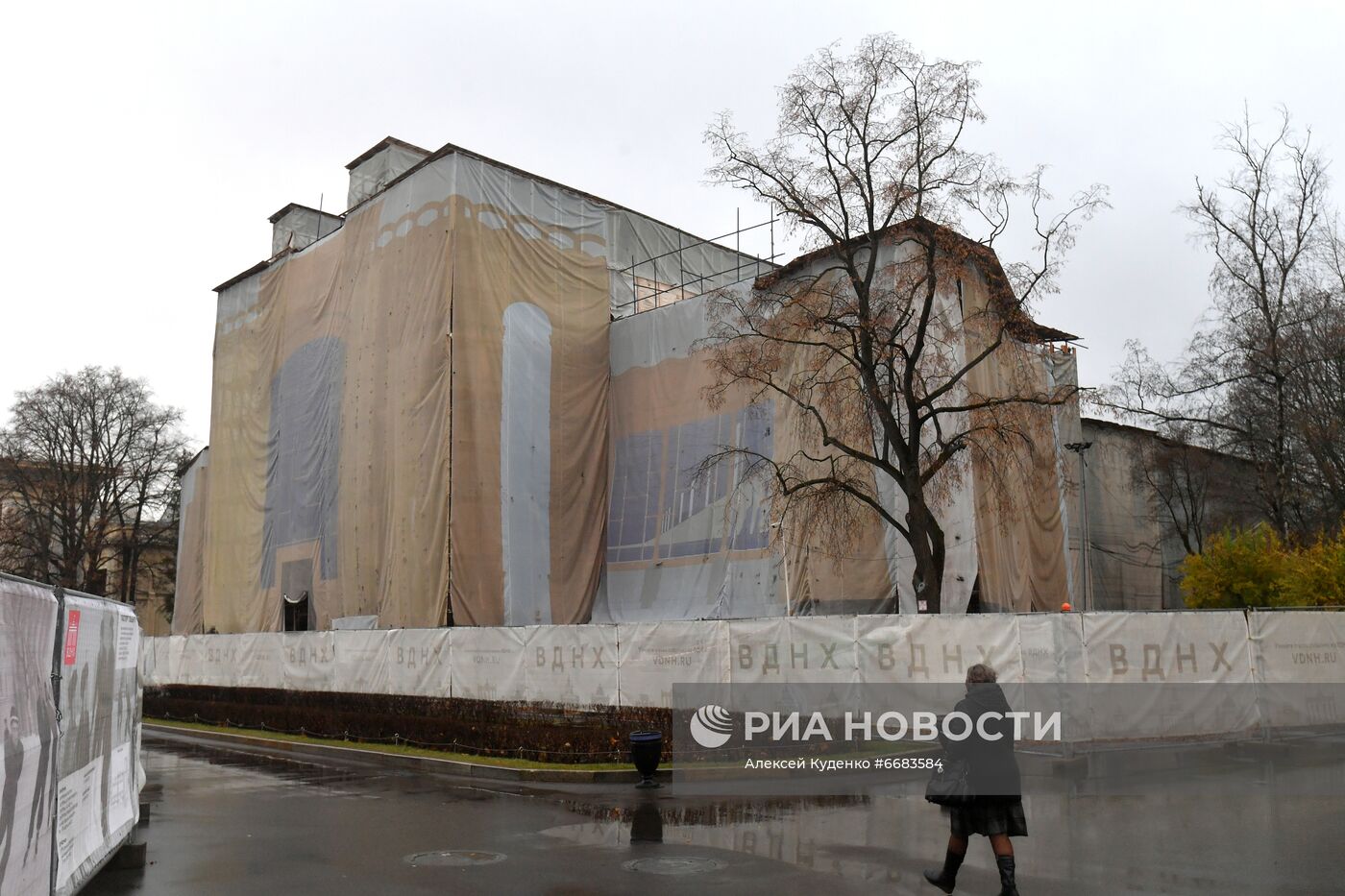 Реставрация павильона "Радиоэлектроника и связь" на ВДНХ