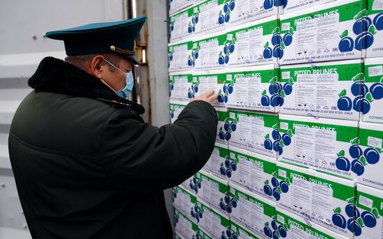 Работа таможни в Морском порту им. Н. Хазова в Калининграде