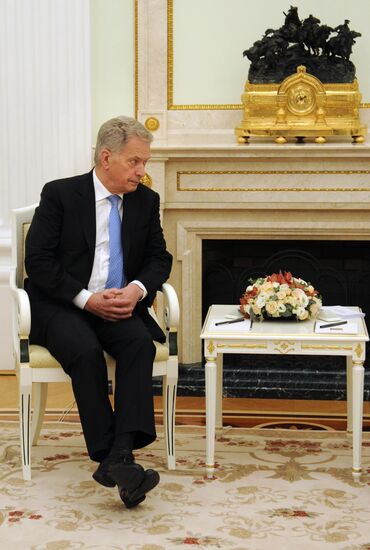 Президент РФ В. Путин провел переговоры с президентом Финляндии С. Ниинистё
