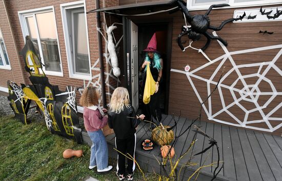 Празднование Хэллоуина в Приморье