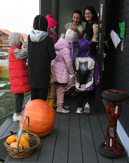 Празднование Хэллоуина в Приморье