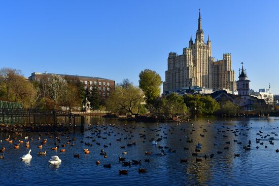 Московский зоопарк во время нерабочих дней