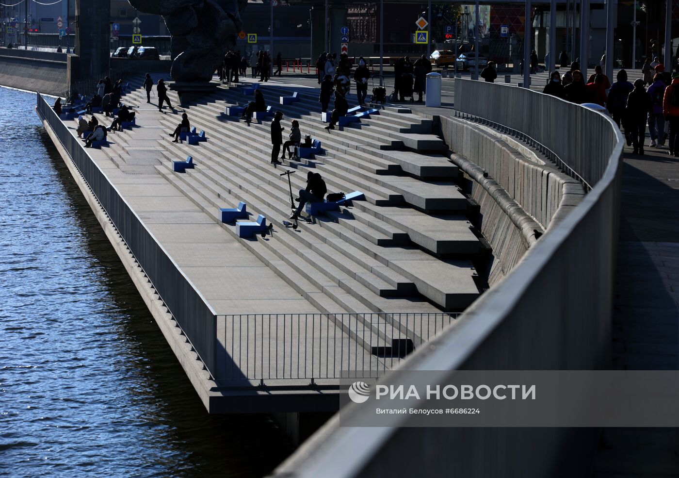 Москва в период нерабочих дней 