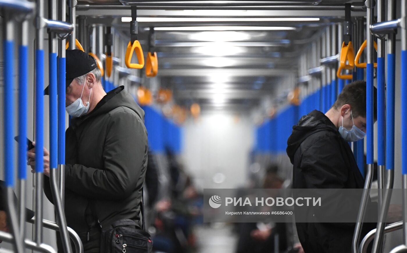 Москва в период нерабочих дней 
