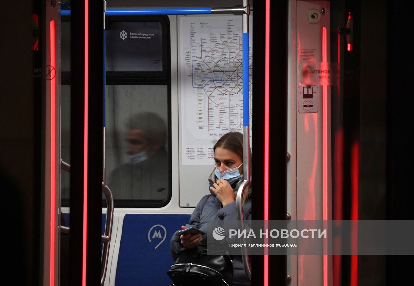 Москва в период нерабочих дней 